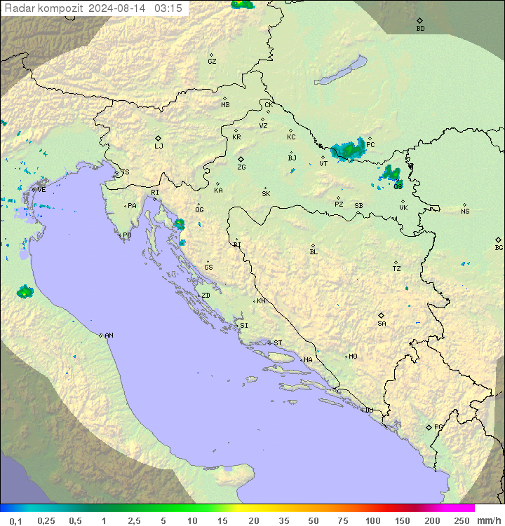 Padavine Hrvaška