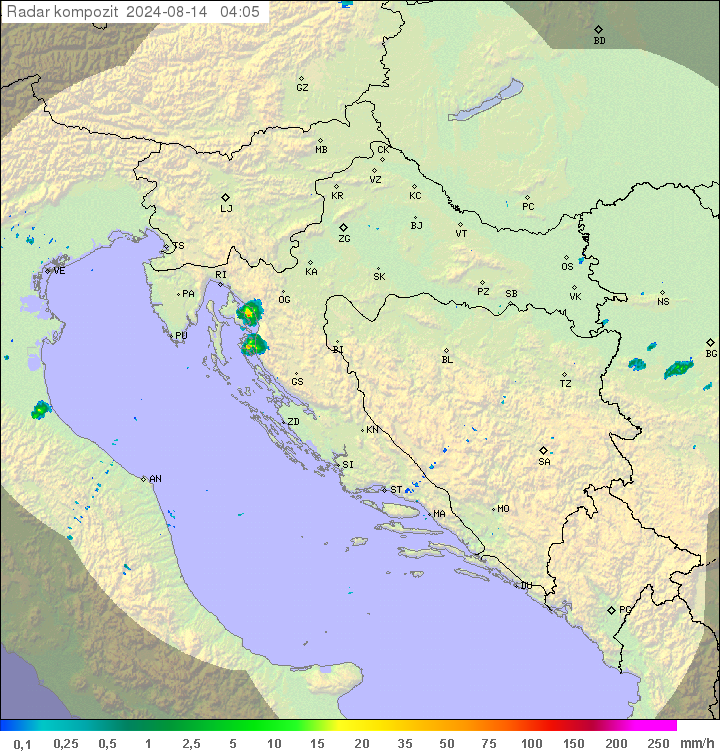 Padavine Hrvaška