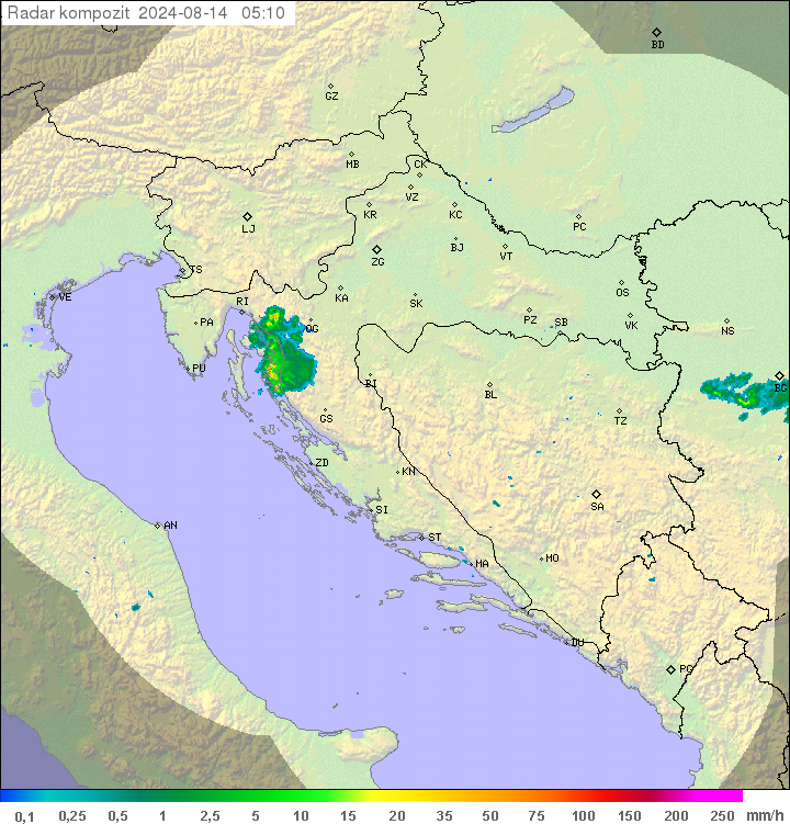 Padavine Hrvaška