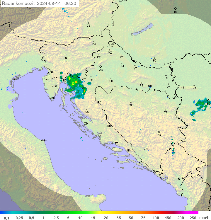 Padavine Hrvaška