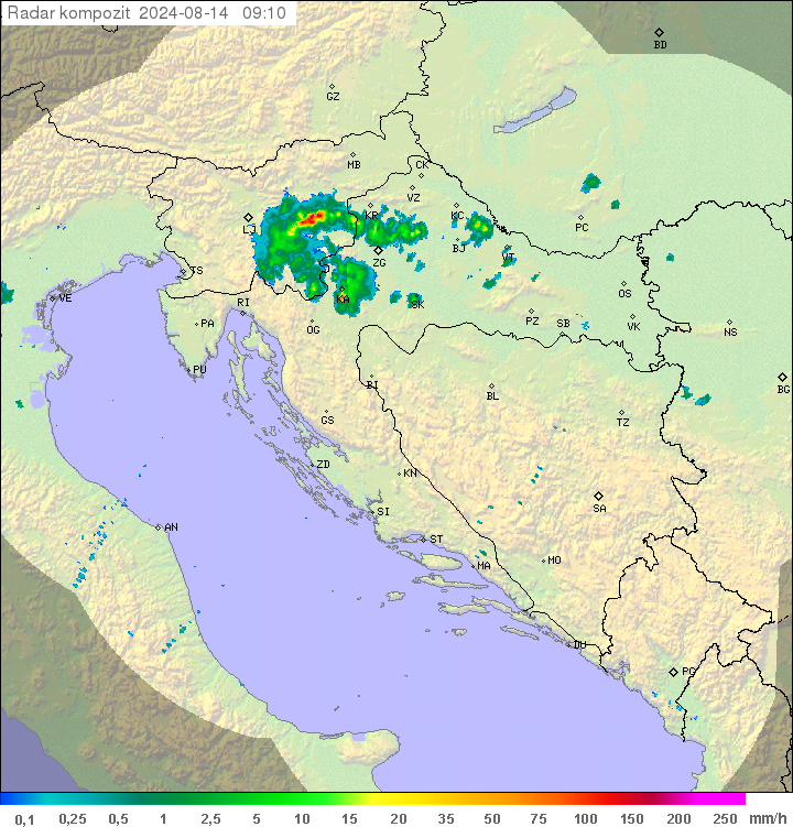 Padavine Hrvaška