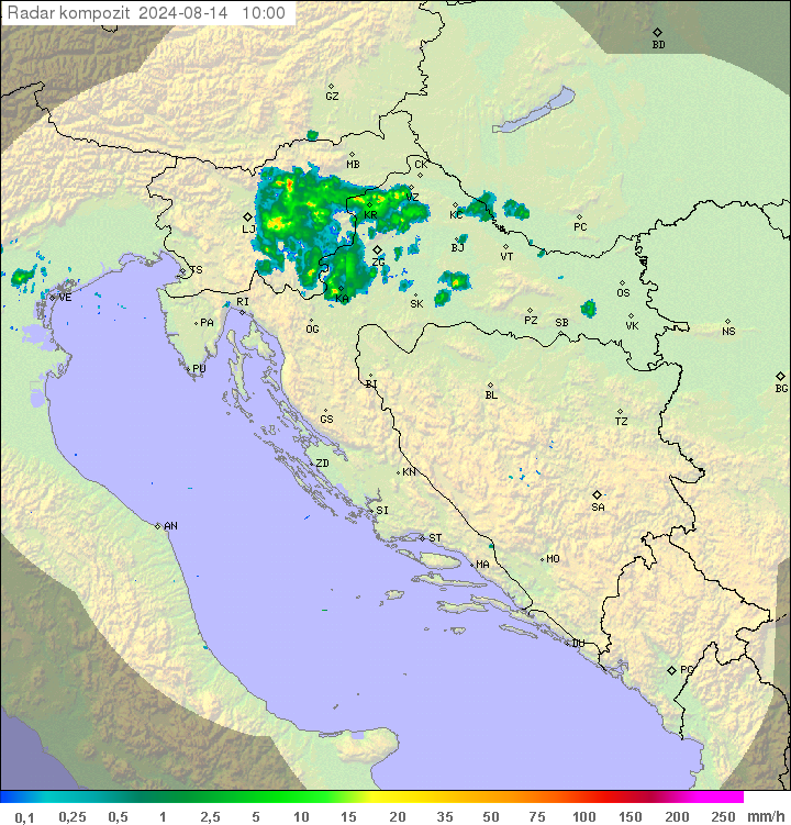 Padavine Hrvaška