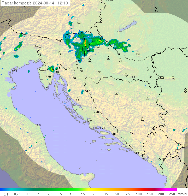 Padavine Hrvaška