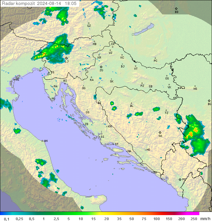 Padavine Hrvaška