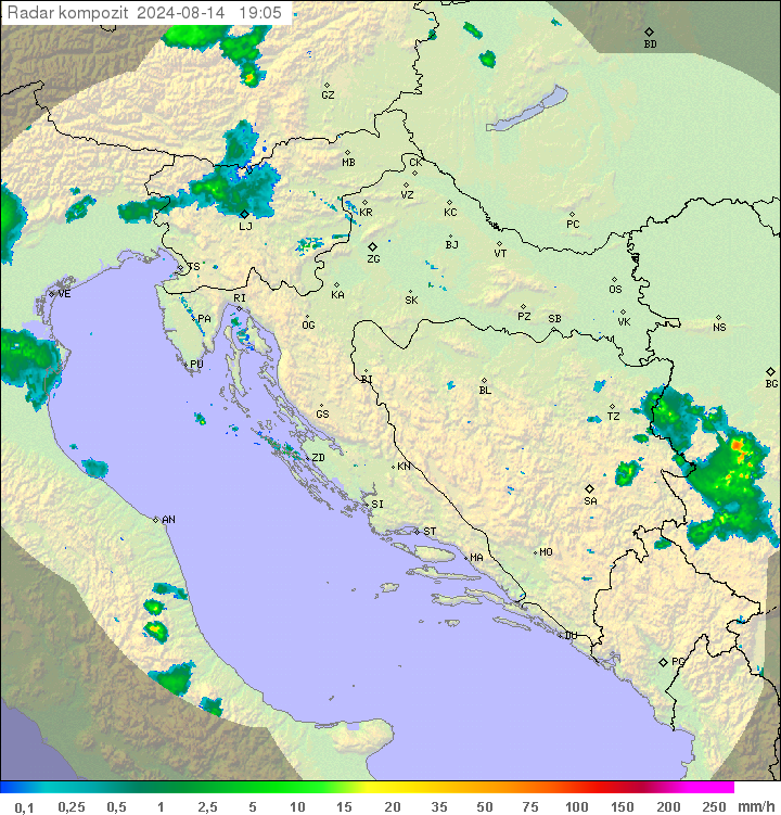 Padavine Hrvaška