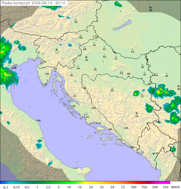 Padavine Hrvaška