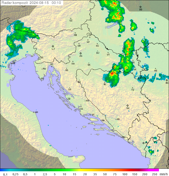 Padavine Hrvaška