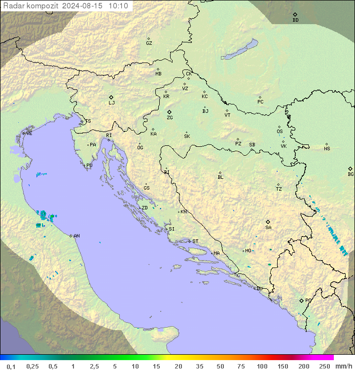 Padavine Hrvaška