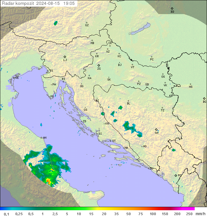 Padavine Hrvaška