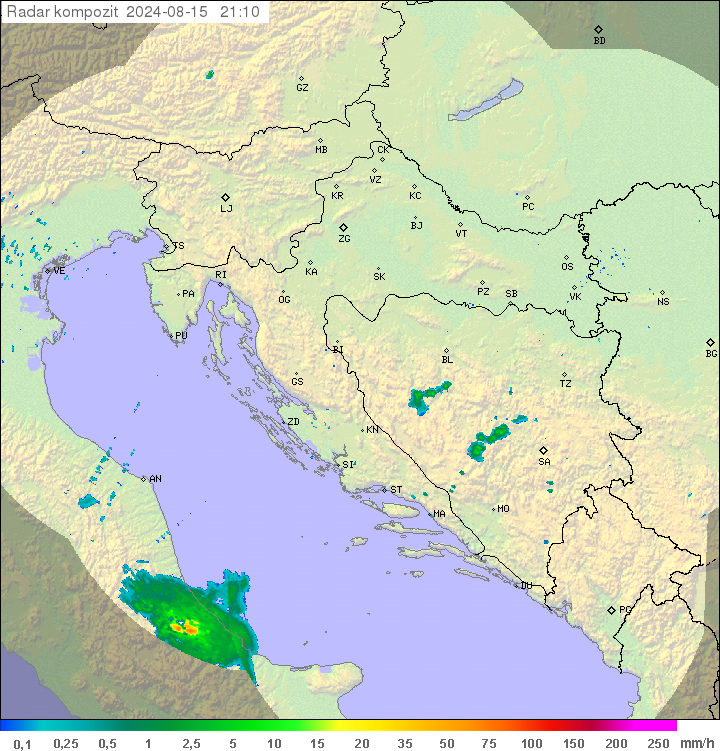 Padavine Hrvaška