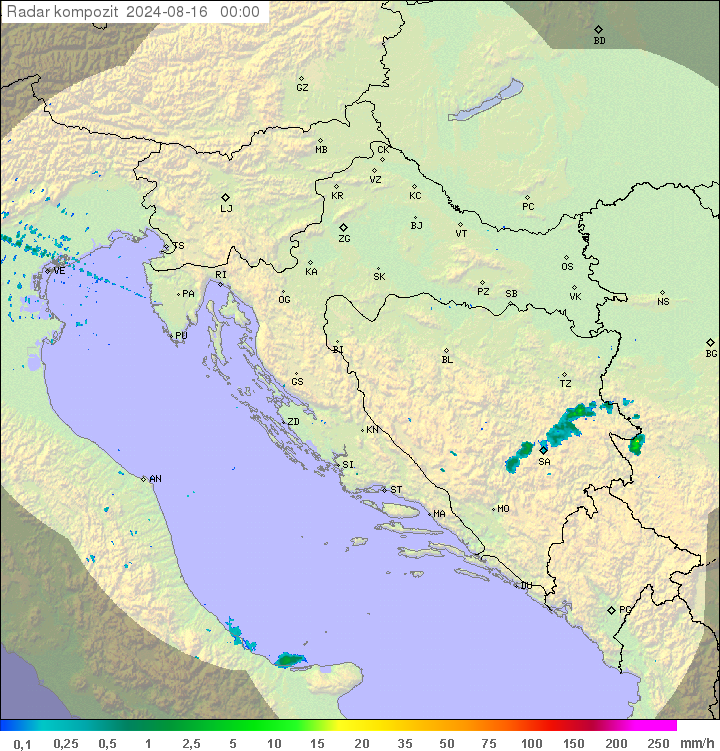 Padavine Hrvaška