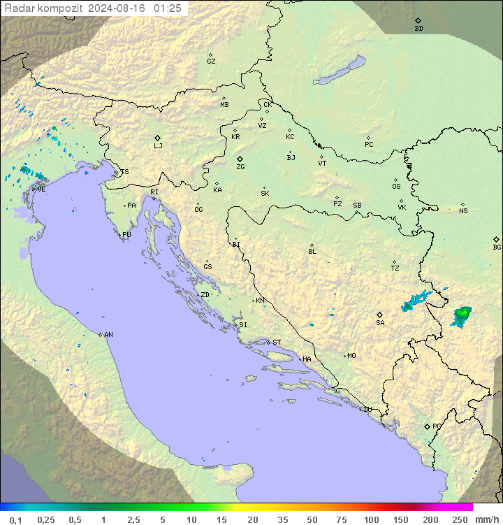 Padavine Hrvaška