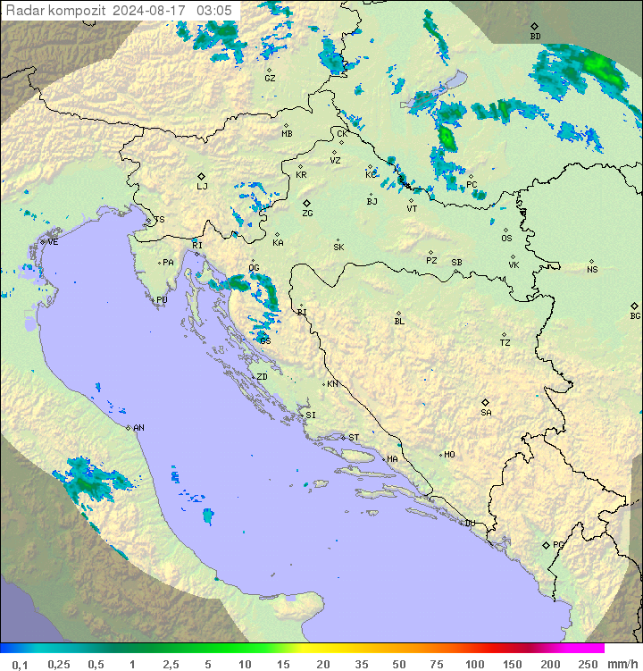 Padavine Hrvaška