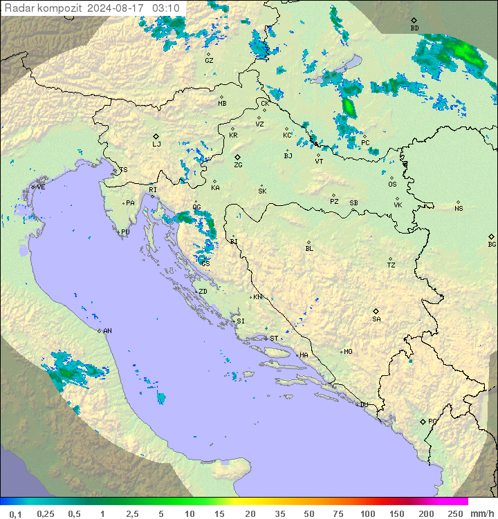 Padavine Hrvaška