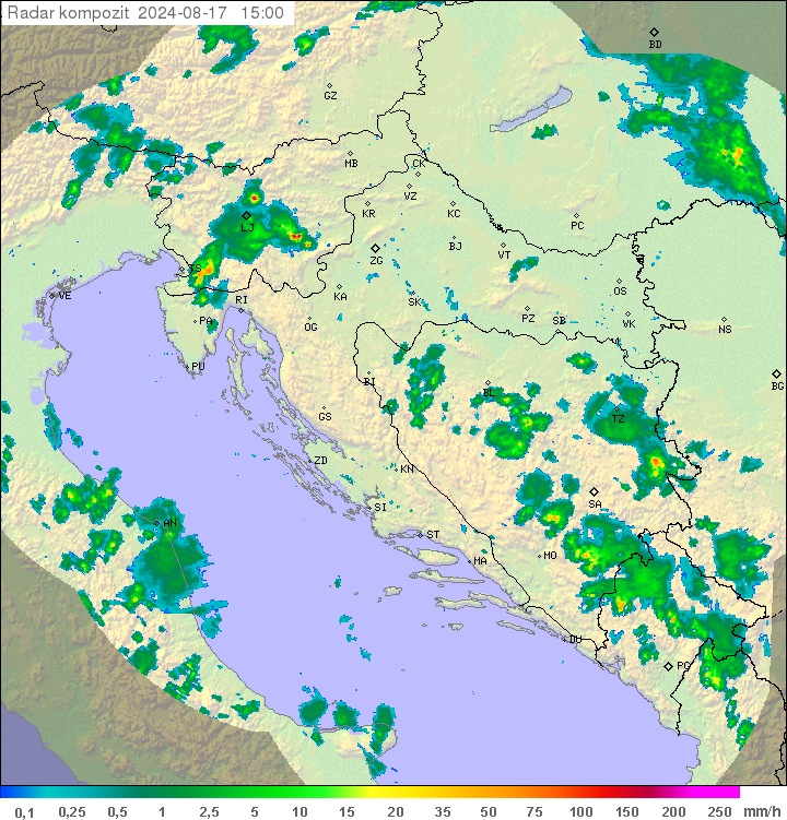 Padavine Hrvaška