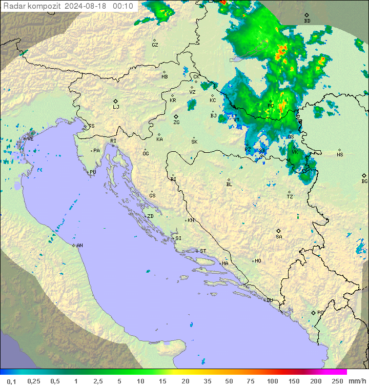 Padavine Hrvaška