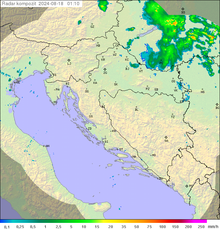 Padavine Hrvaška