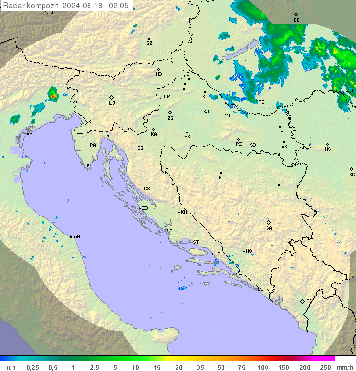 Padavine Hrvaška