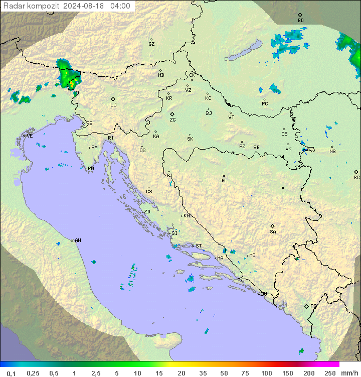 Padavine Hrvaška