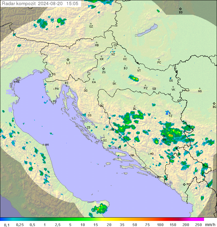 Padavine Hrvaška