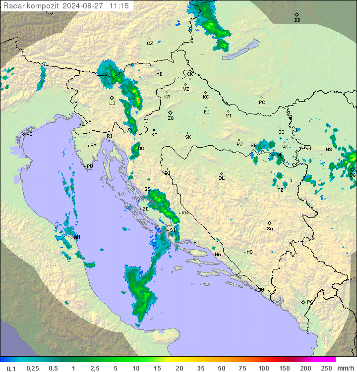 Padavine Hrvaška