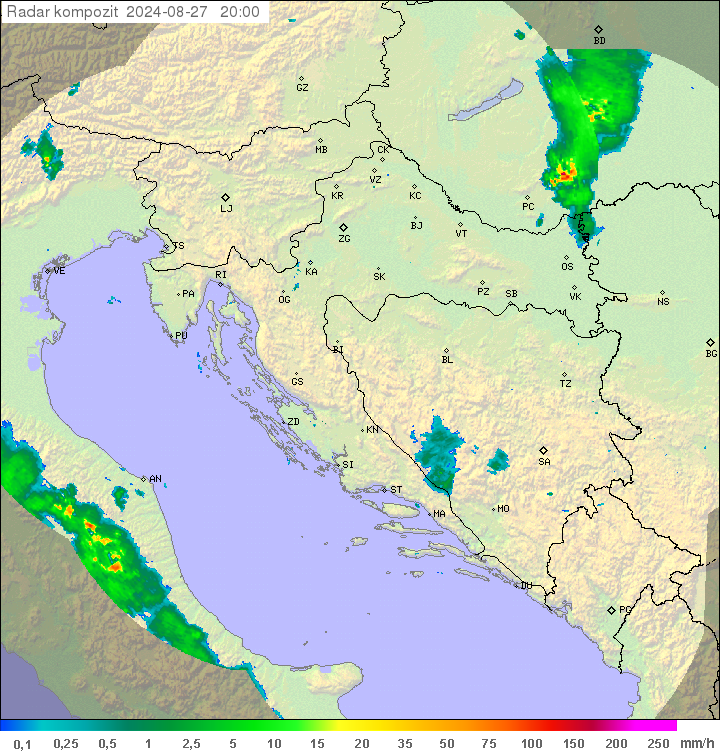 Padavine Hrvaška