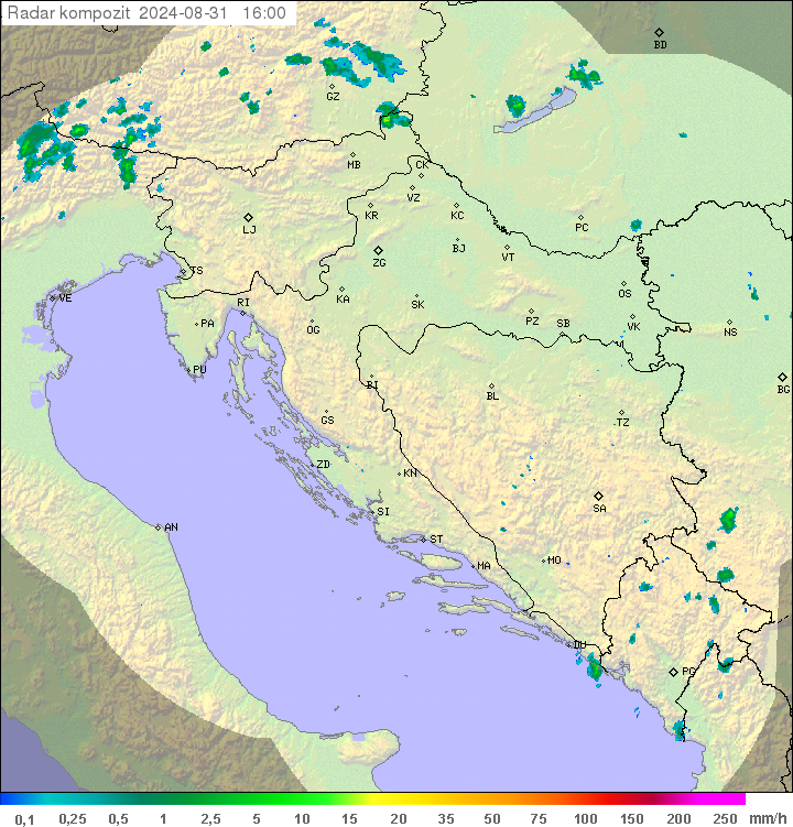 Padavine Hrvaška