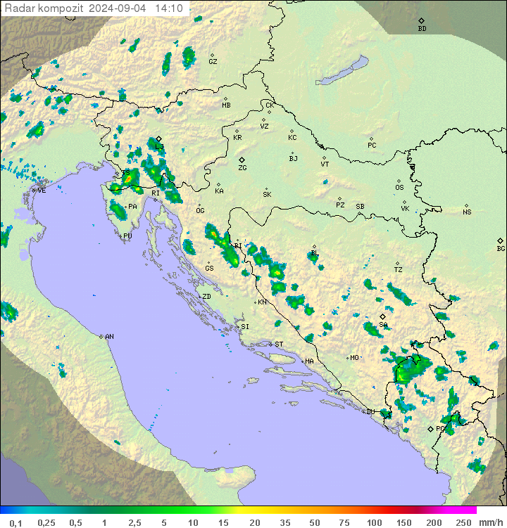 Padavine Hrvaška