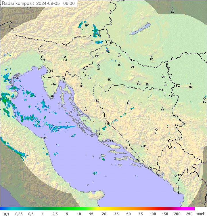 Padavine Hrvaška