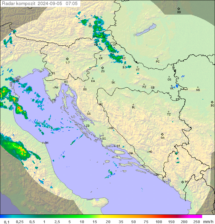 Padavine Hrvaška