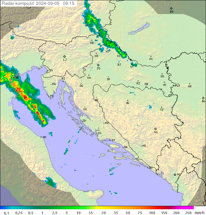 Padavine Hrvaška