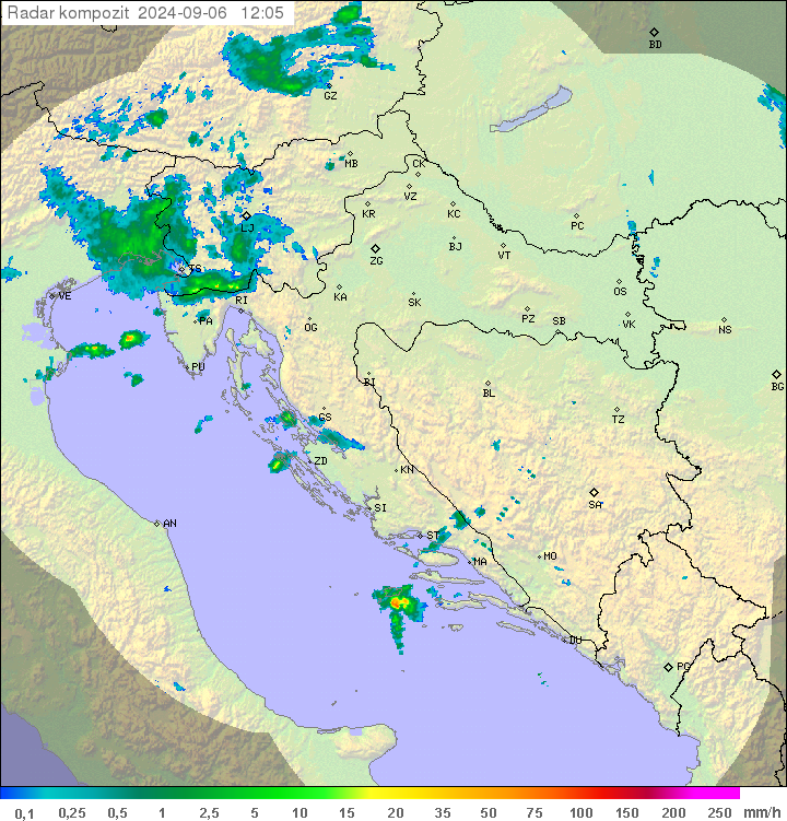 Padavine Hrvaška