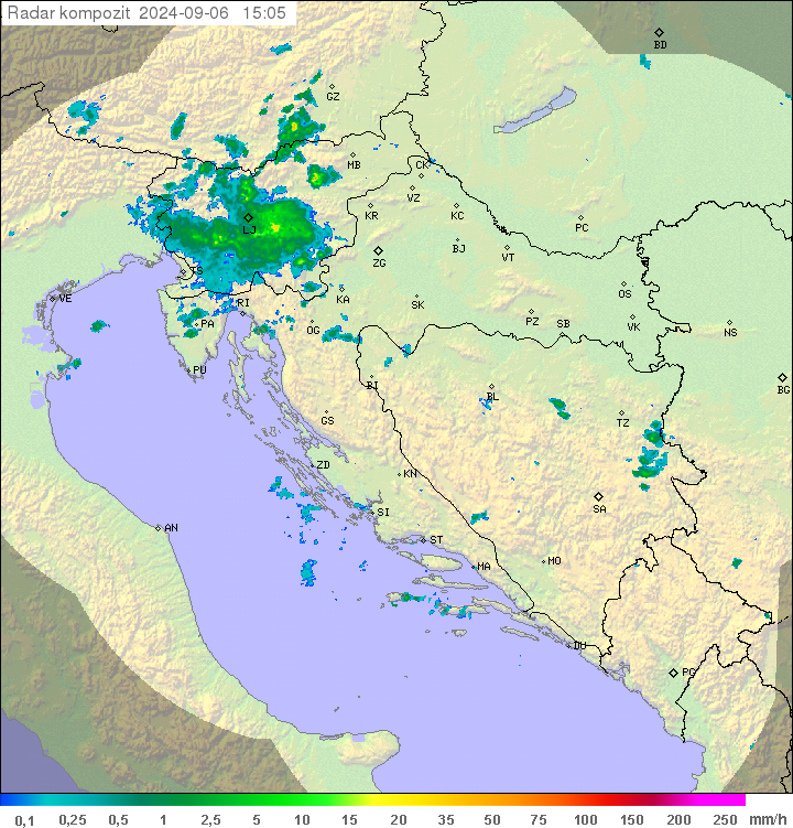 Padavine Hrvaška