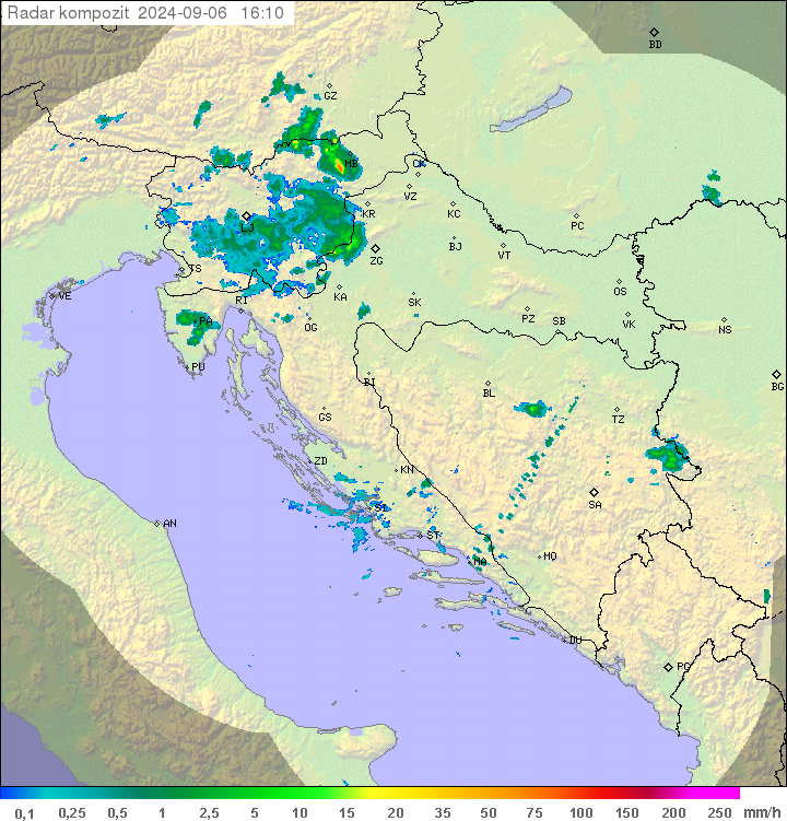 Padavine Hrvaška