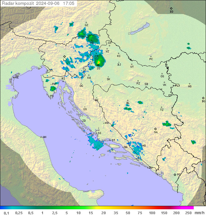 Padavine Hrvaška