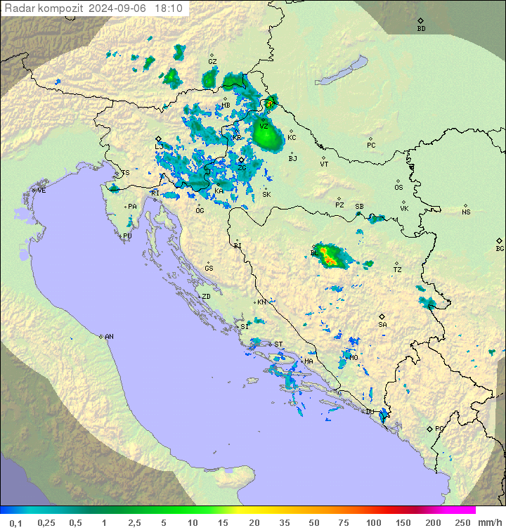 Padavine Hrvaška