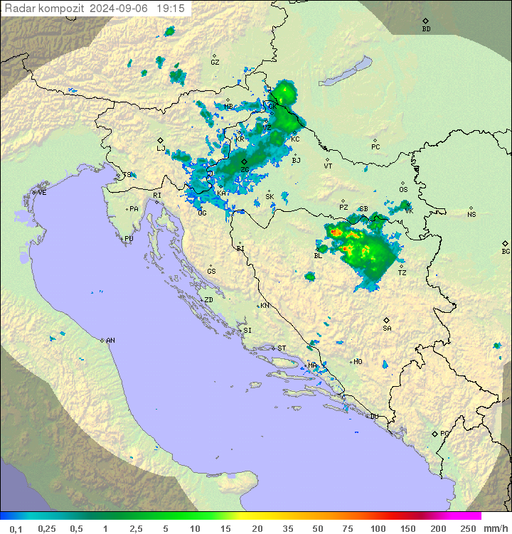 Padavine Hrvaška