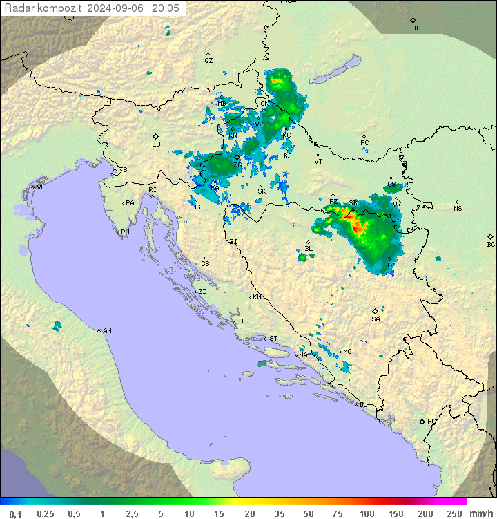 Padavine Hrvaška