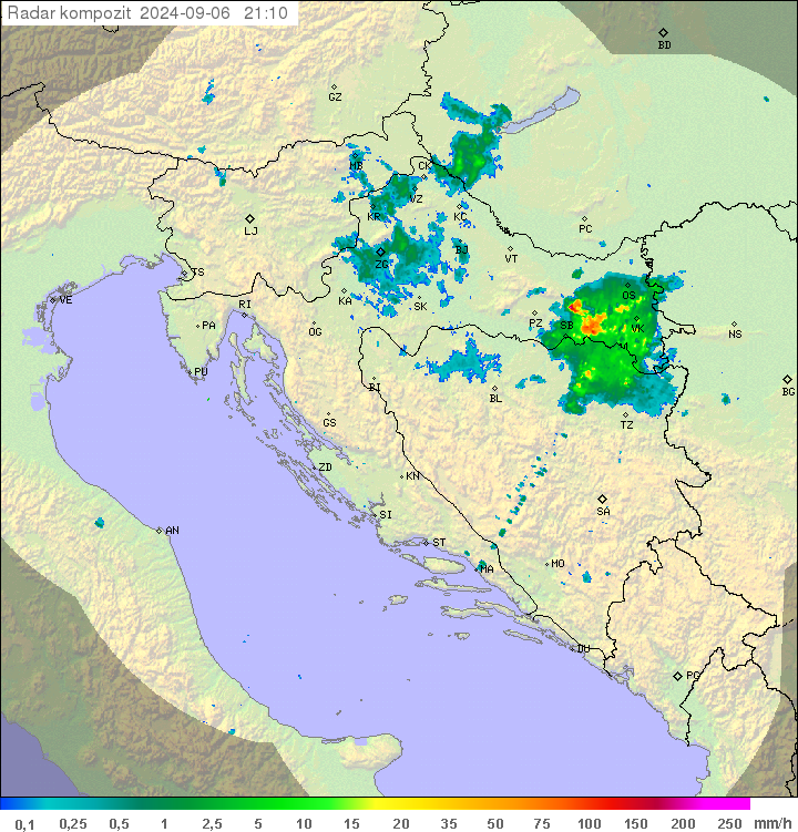 Padavine Hrvaška