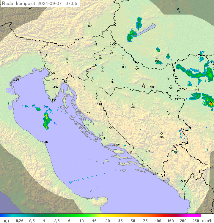 Padavine Hrvaška