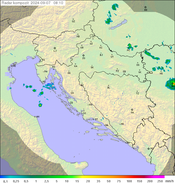 Padavine Hrvaška