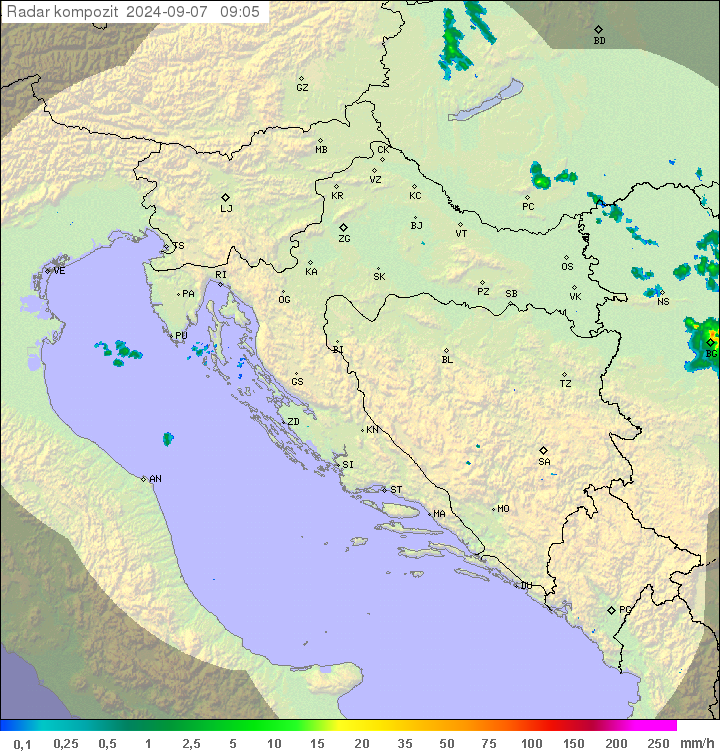 Padavine Hrvaška