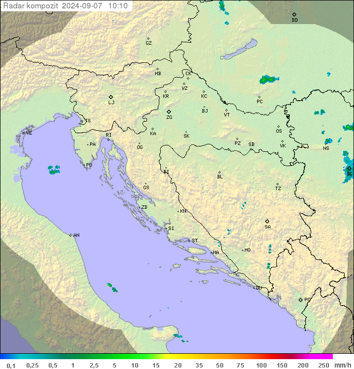 Padavine Hrvaška