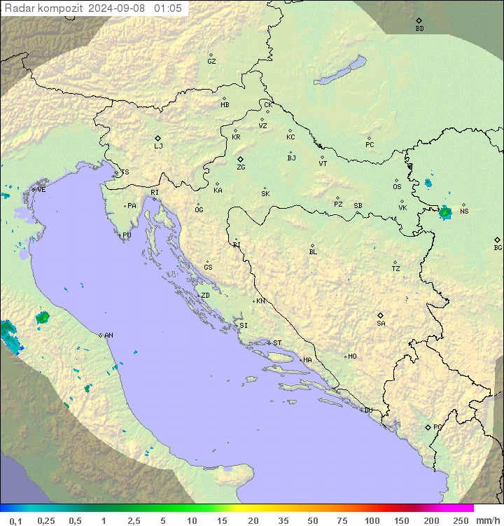 Padavine Hrvaška