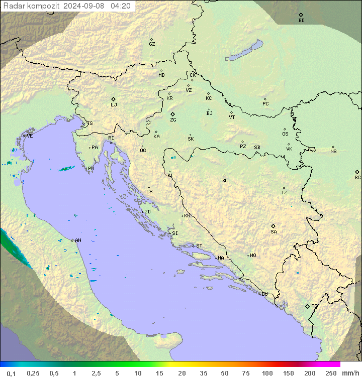 Padavine Hrvaška