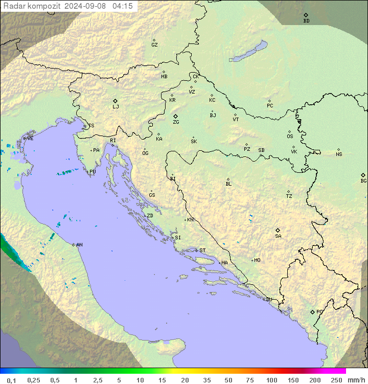 Padavine Hrvaška