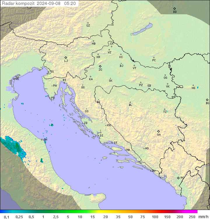 Padavine Hrvaška