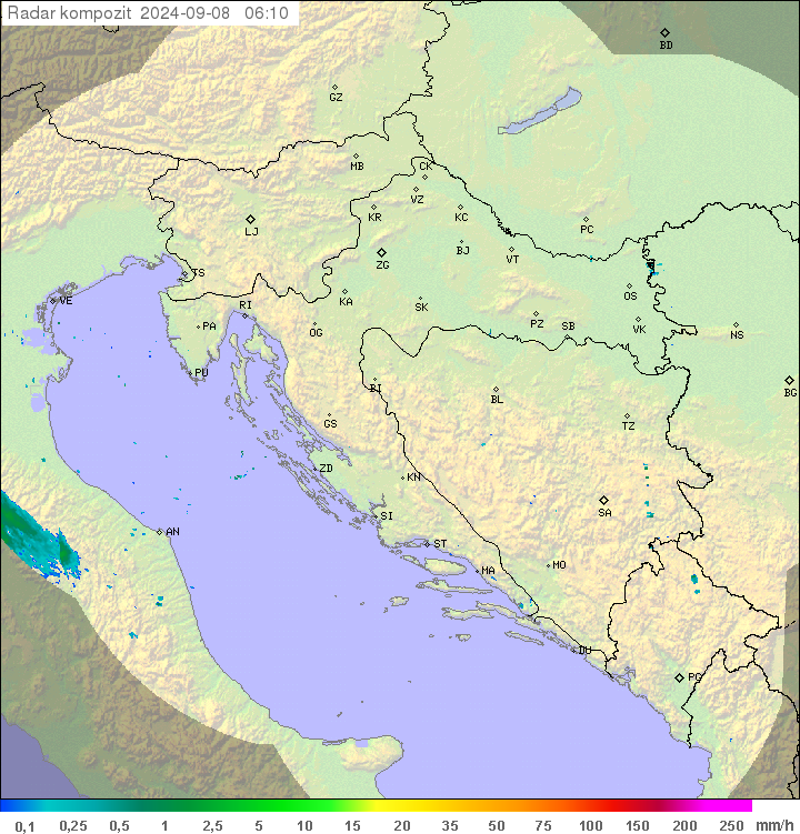 Padavine Hrvaška