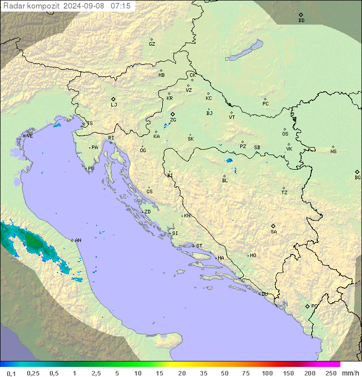 Padavine Hrvaška