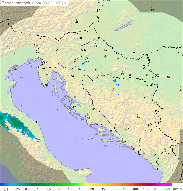 Padavine Hrvaška